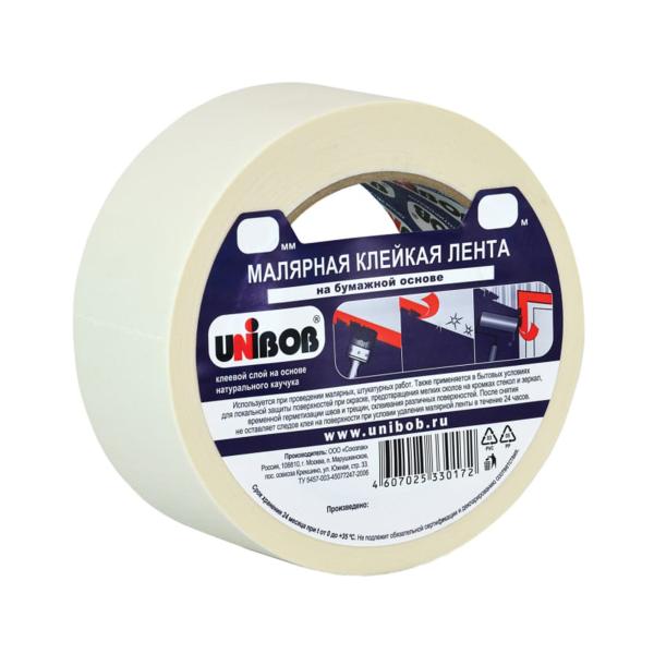Лента малярная 50 мм x 50 м Unibob