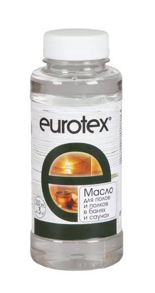 Масло для защиты полок Сауна 0,25 л бесцветный Eurotex
