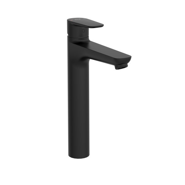 Смеситель для раковины VitrA Flow Soft высокий излив A4301036EXP, чёрный