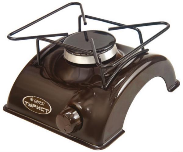 Плита кухонная настольная газовая GEFEST 802 коричневая