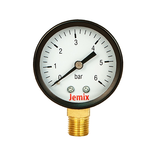 Манометр JEMIX XPS-R Ø 50 мм - 1/4" боковое