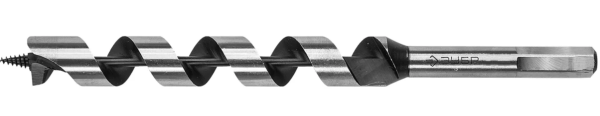 Сверло по дереву спиральное Левиса 25x235/160 мм, шестигранный хвостовик, Зубр