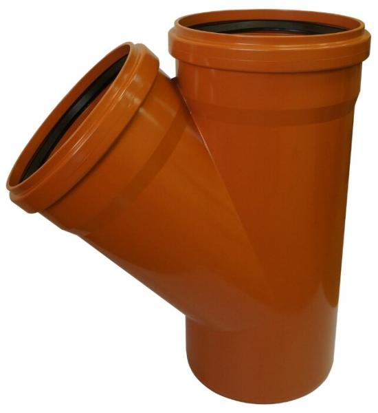 Тройник НПВХ D160х160*45 Синикон 20350.R