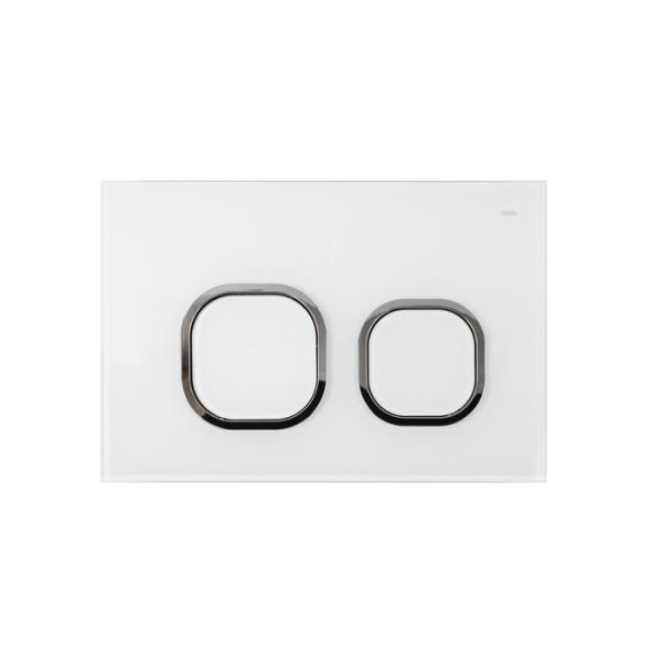 Клавиша смыва для инсталляции Iddis Uniglass 001 UNG01WCi77, белая