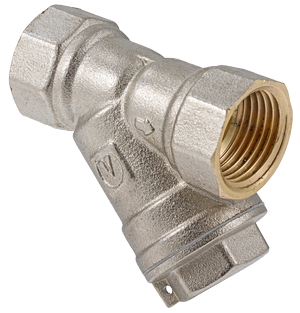 Фильтр косой Valtec FT192 (VT400) 1/2" латунь никелированная (14)