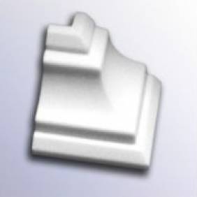 Накладка угловая внешняя белая/1401 BТ/