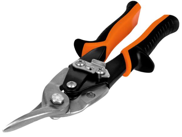 Ножницы по металлу левый рез, CrV (0230-1) (ЦИ)