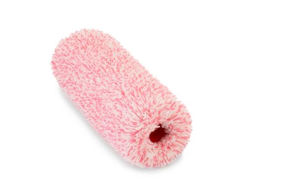 Ролик "Полиакрил" красно-белые нити, на подкл., ворс 18мм, бюг.8мм, 58х180мм (арт.84531802) Color Expert