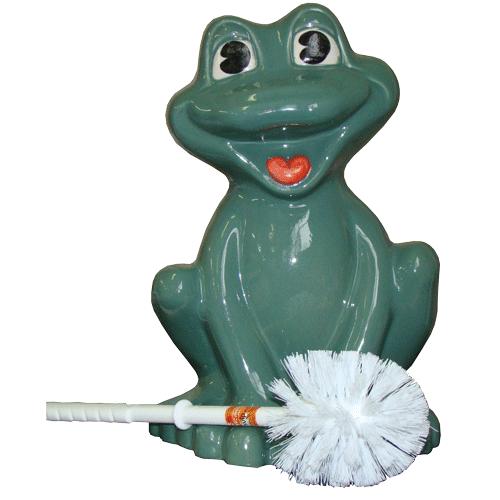 Ершик для унитаза ПКФ Фарфор Лягушка зеленый