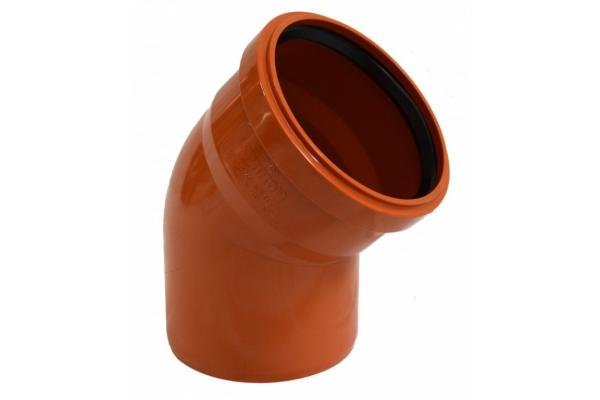 Отвод ПП D110*45 (наружняя)
