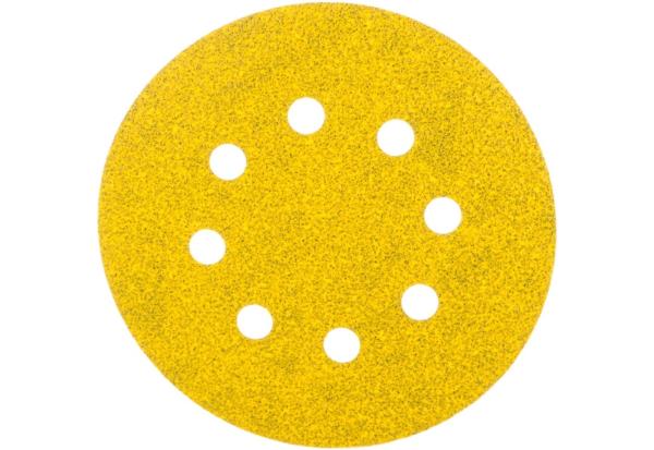 Круг шлифовальный 125 мм, 8 отверстий, 60G, 25шт, DeWalt