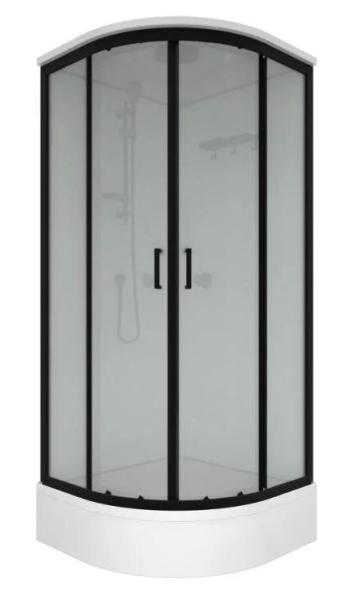 Душевая кабина Triton Прайм-Блэк-Вельвет 90x90В