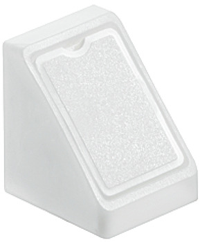 Угловая стяжка Mini 18 мм, с заглушкой, белая, Hafele, 262.56.708