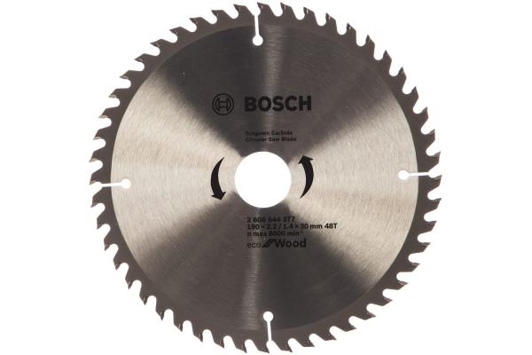 Диск пильный по дереву 190x30 мм 48 зубьев, Bosch