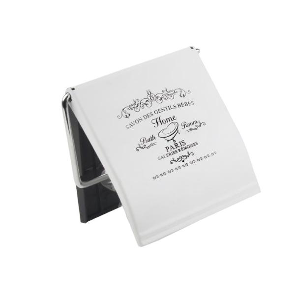 Держатель для туалетной бумаги АкваЛиния Белый металл B3408P-S W