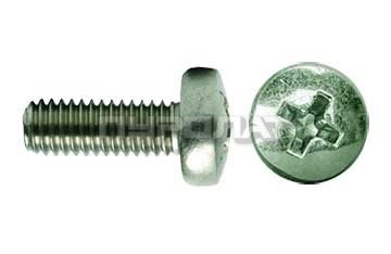 Винт с полукруглой головкой М  4 х 12, DIN7985, оцинкованный
