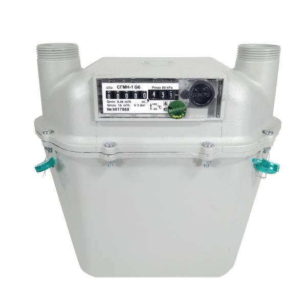 Счетчик газа G6 СГМН-1 Минск (200мм) Правый,  БЕЗ АДАПТЕРОВ*