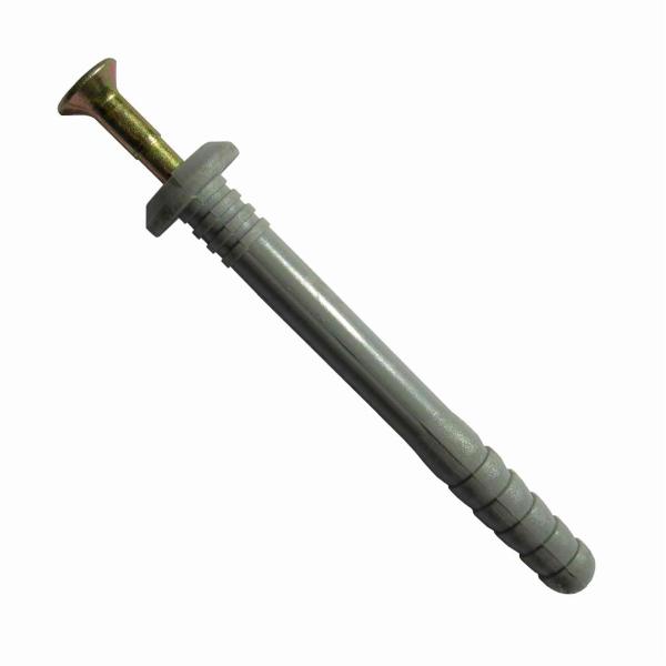 Дюбель с гвоздем  6х 80мм грибовидный бортик, (шт)