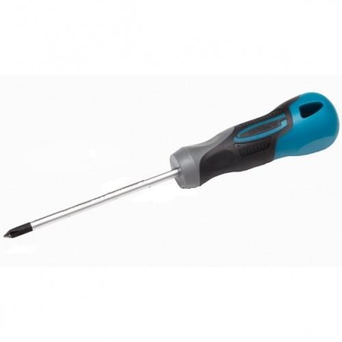 Отвертка крестовая PZ0х75мм, S2, трехкомпонентная рукоятка (12155) (GROSS)