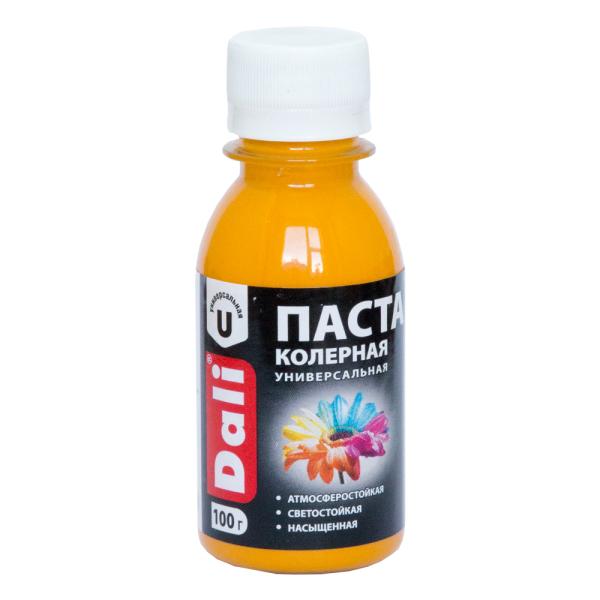 Паста колерная универсальная золотисто-желтая 0,1кг DALI