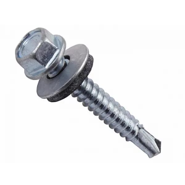 Саморез кровельный 4,8х25мм, со сверлом, оцинкованный