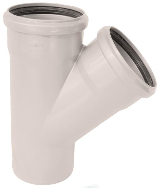 Тройник бесшум. D110 х 110 х 45`