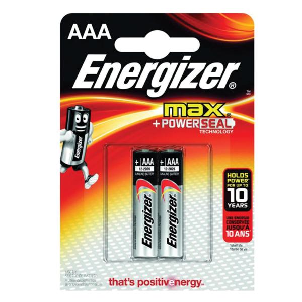 Батарейка Energizer Max LR03 BP (ААА)  (уп.=2шт.)