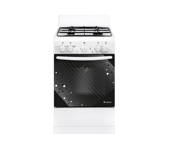 Плита газовая Gefest ПГ 5100 0017, белая, 50 см
