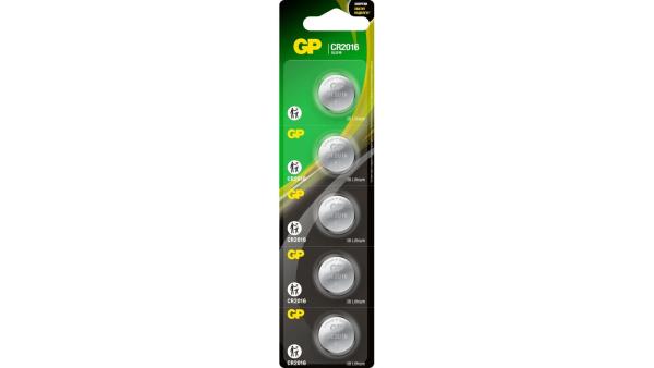Батарейка литиевая Lithium CR2016 BP5, GP