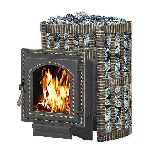 Печь для бани Везувий Легенда Ковка 12 (220), до 14 м.куб.