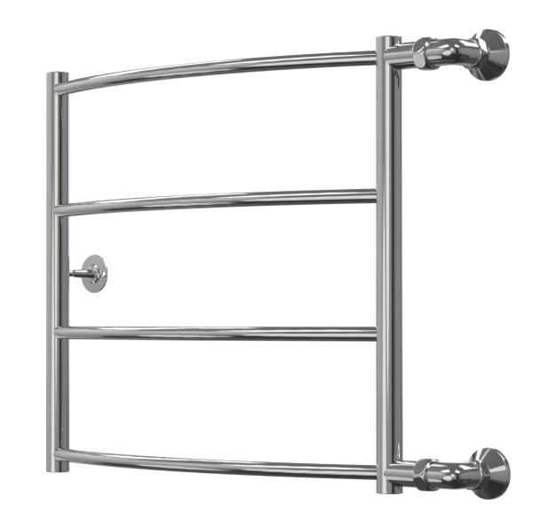 Полотенцесушитель водяной Арго Классик 1 П4 500x500 мм, боковое подключение 500 мм, дуга