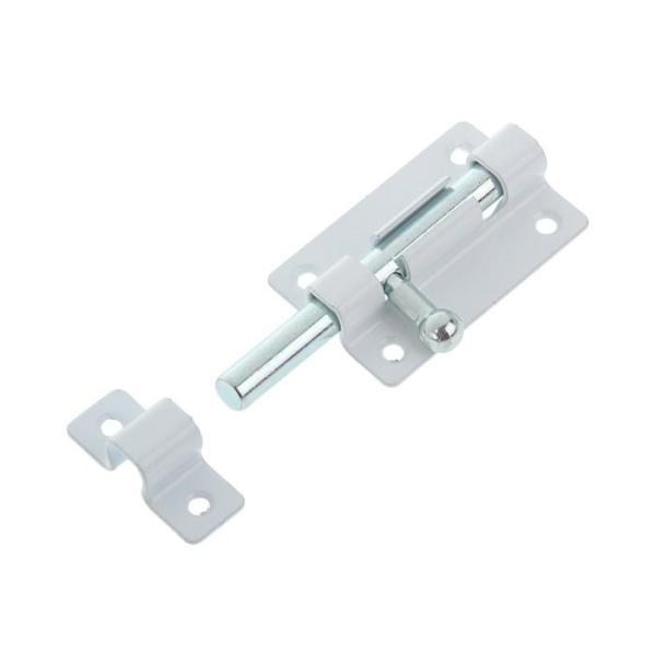 Задвижка накладная ЗТ-5, Металлист, полимер белый