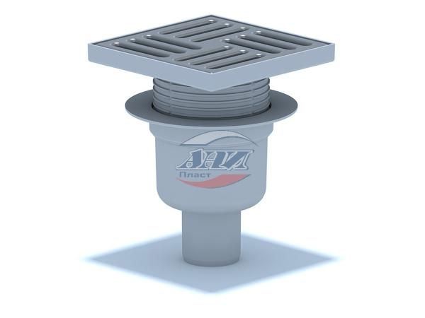 Трап верт.,выпуск.50,рег., реш.15х15 нерж. АНИ пласт TA5712