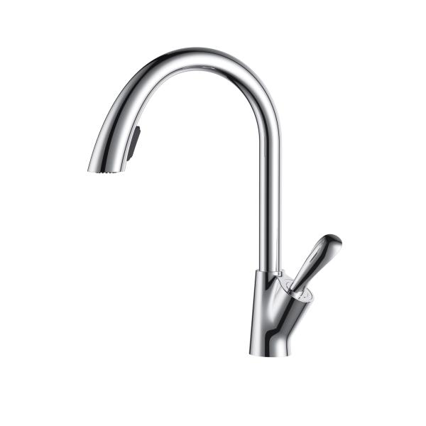 Смеситель для кухни D&K Venice Baciano с выдвижной лейкой