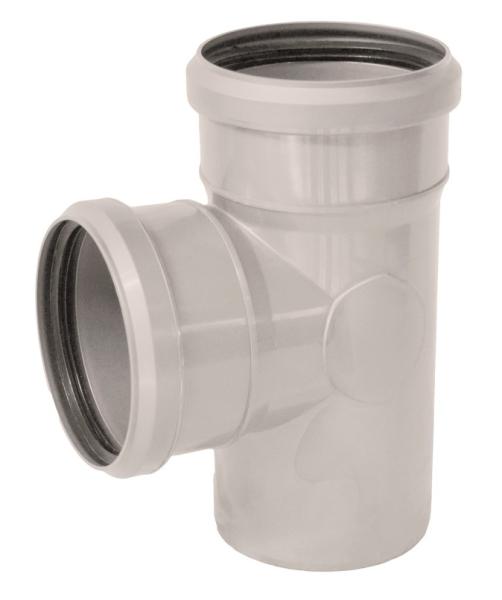 Тройник бесшум. D110 х 110 х 87`