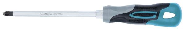 Отвертка крестовая PZ3х150мм, S2, трехкомпонентная рукоятка (12163) (GROSS)