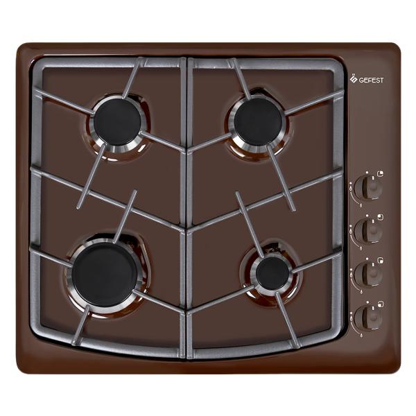 Панель варочная газовая Gefest СГ СН 1211 К17, коричневая