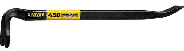 Лом-гвоздодер Hercules 450 мм, Stayer, 22х12 мм, кованый усиленный, 21643-45