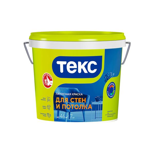 Краска В/Д интерьерная УНИВЕРСАЛ 7кг ТЕКС