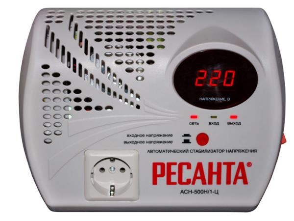 Стабилизатор напряжения Ресанта АСН-500 Н/1-Ц (навесной)