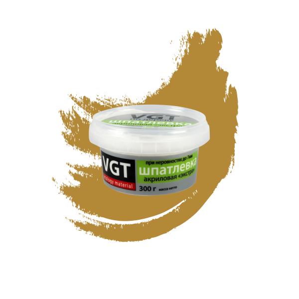 Шпатлевка по дереву Экстра 0,3кг ВГТ лиственница