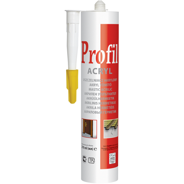 Герметик акриловый универсальный Profil, белый, 270мл, Soudal