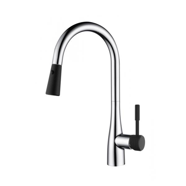 Смеситель для кухни D&K Rhein Schiller с выдвижной лейкой