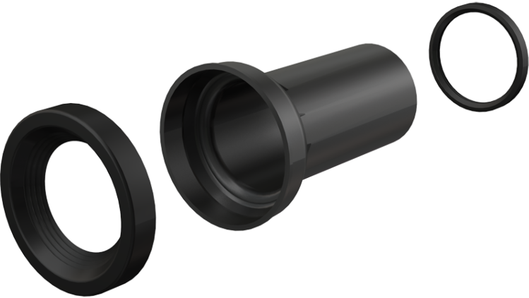 Труба фановая для подвесного унитаза 110х90, арт. M902, Alca - Акватория Дома интернет-магазин