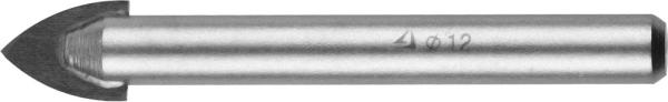 Сверло по стеклу и керамике 12 мм MASTER копьевидное, цилиндрический хвостовик, Stayer