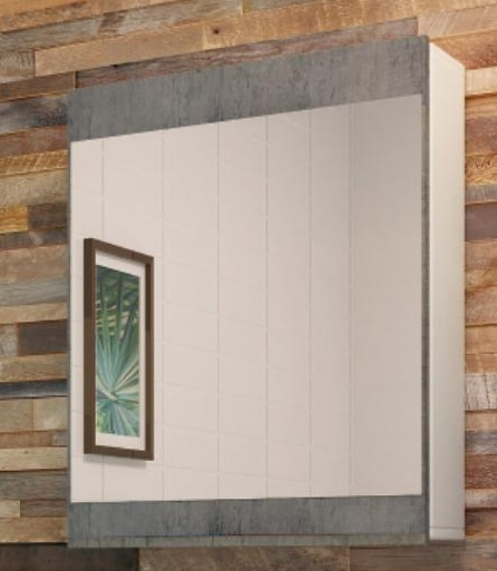 Шкаф зеркальный Eva Gold OLIVER 60 (кора дуба), EG010111