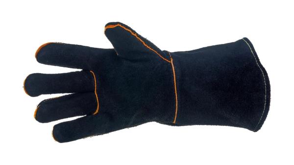 Краги спилковые черные Агат, 35 см, Профессионал