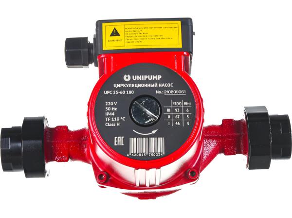 Насос циркуляционный Unipump UPС 25-60, 180 мм