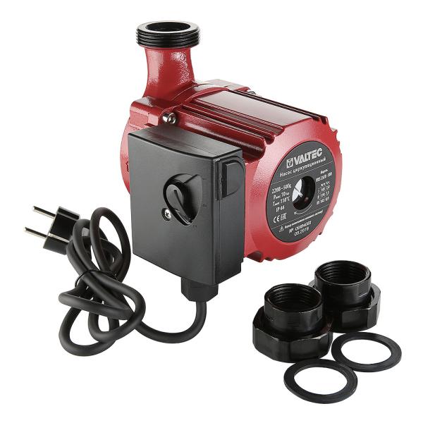 Насос циркуляционный Valtec VRS 25/8, 180 мм, с гайками