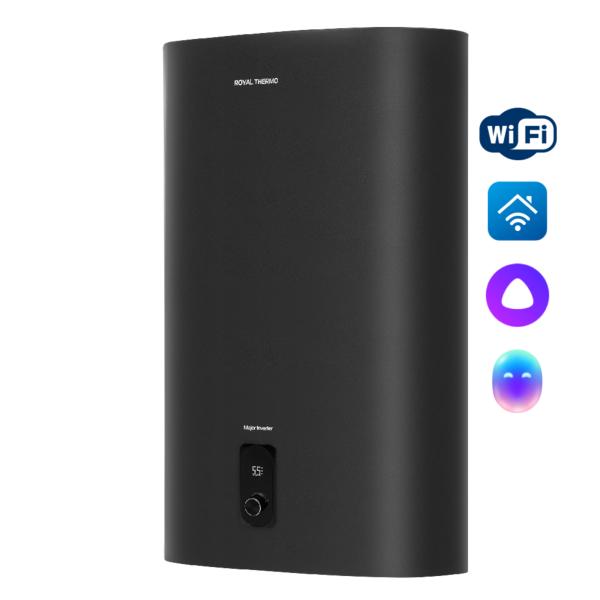Водонагреватель электрический накопительный Royal Thermo RWH 80 Major Inverter Grafit, электронный анод